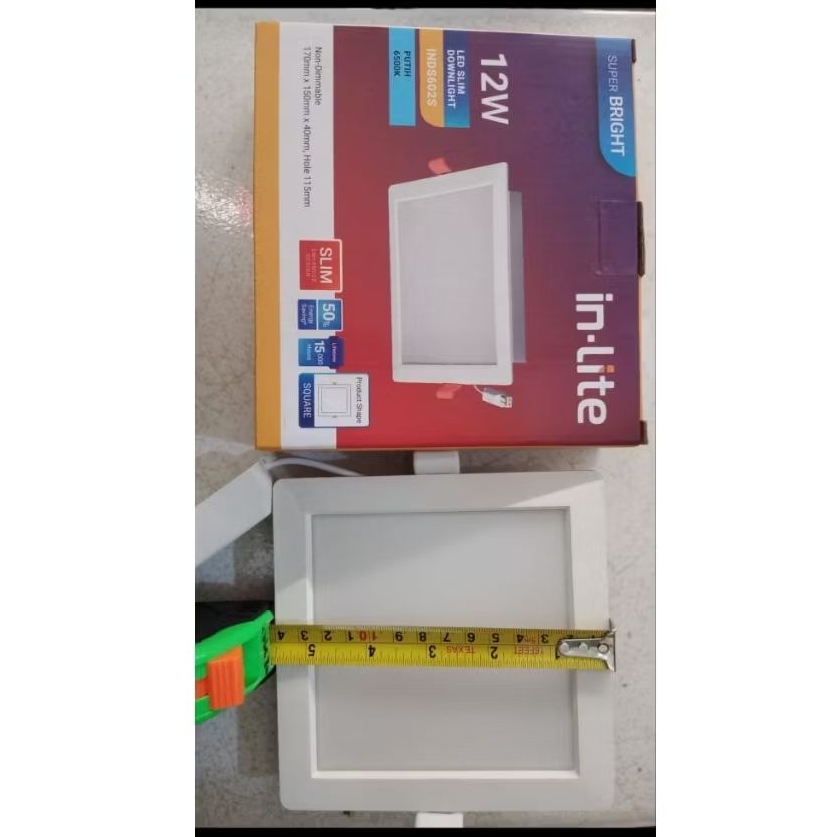 Downlight 12 watt Panel / Petak/ Kotak / Slim/ Tanam inlite