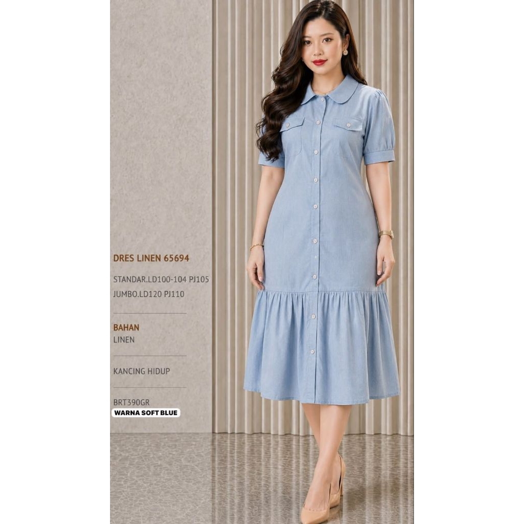dress linen polos 65694