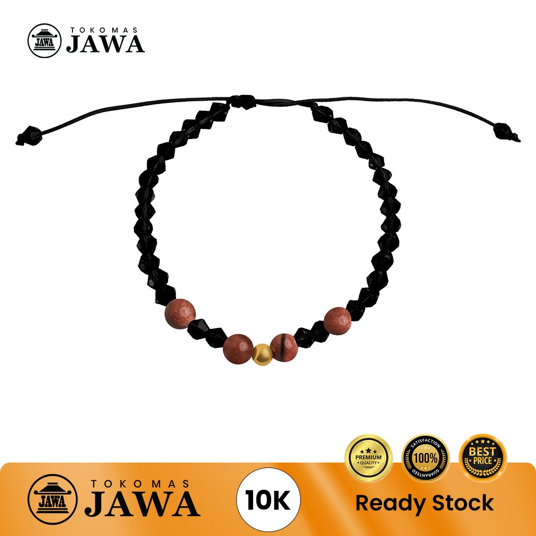 Gelang Tali Emas Kristal Hazelya Kadar 10 Karat Toko Mas Jawa