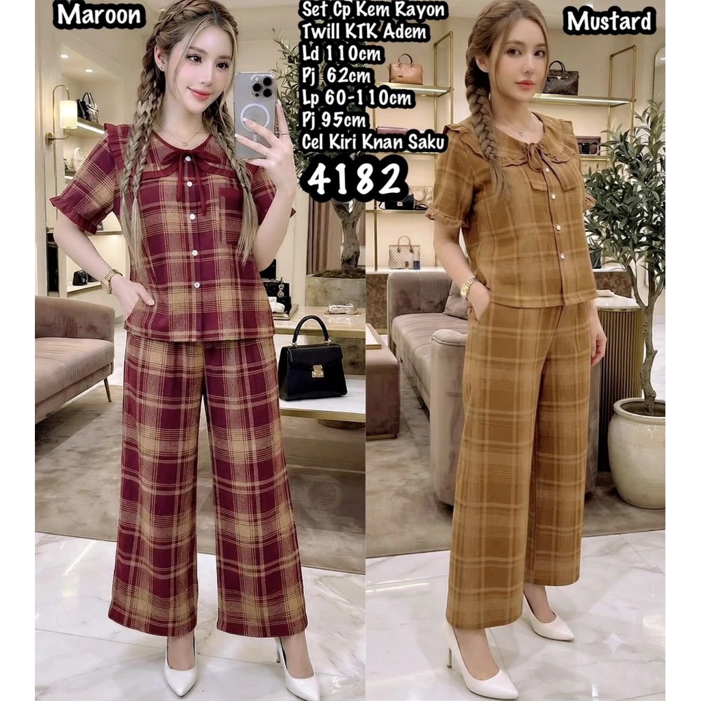 CS 4182 Setelan CP rayon twill