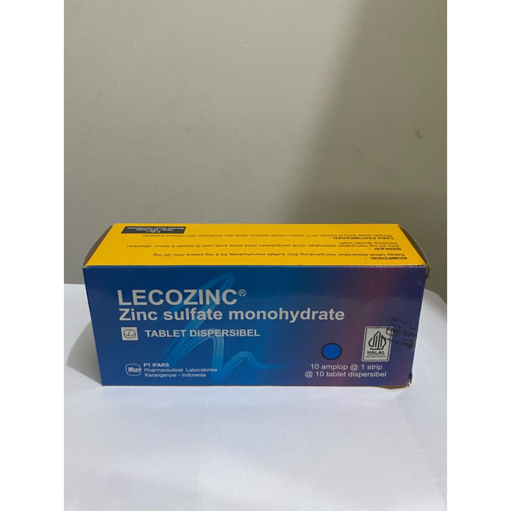 TABLET CNZ LECOZINC ( ZINC 20MG ) 100 tablet