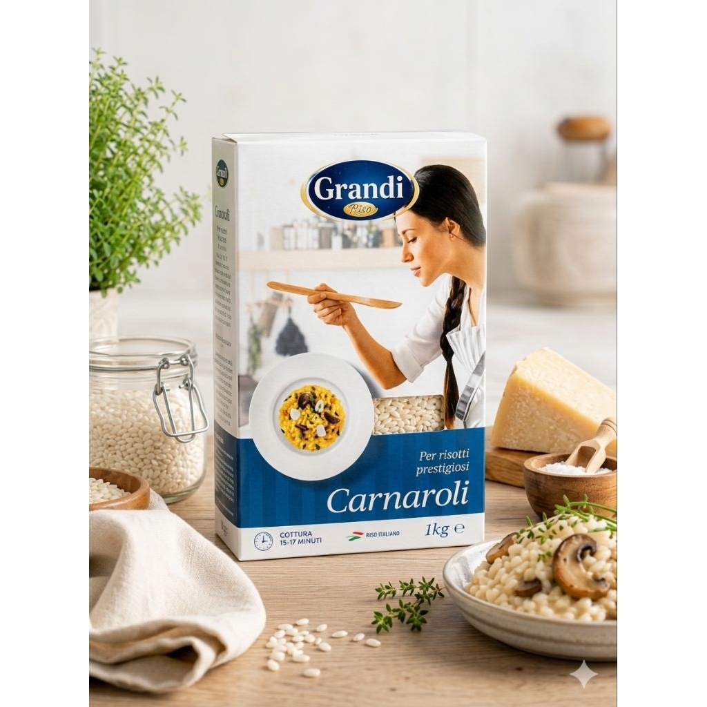 Beras Risotto Grandi Carnaroli Rice 1 kg