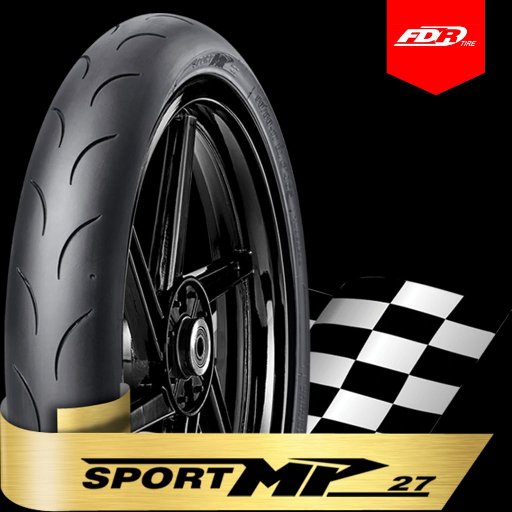 BAN LUAR FDR MP 27 MP27 100/80-14 SOFT COMPOUND TUBELESS
