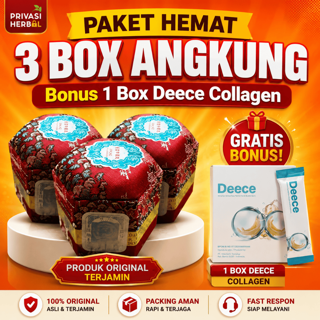 Obat Stroke, Asam Urat, Kolestrol Obat Herbal Cina Angkung Kain Angong Niu Huang Wan Bainian Origina