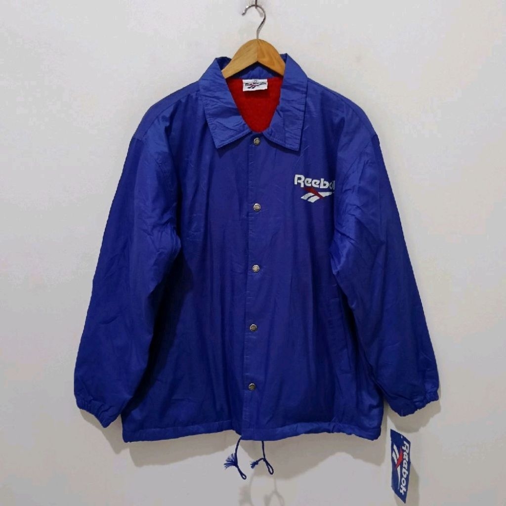Vintage 90s Reebok Coach Sherpa Jacket