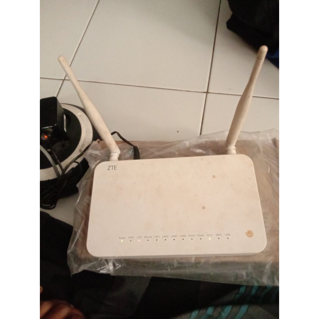 Router GPON ONT ZTE ZXHN F609 Port Biru second Normal Murah