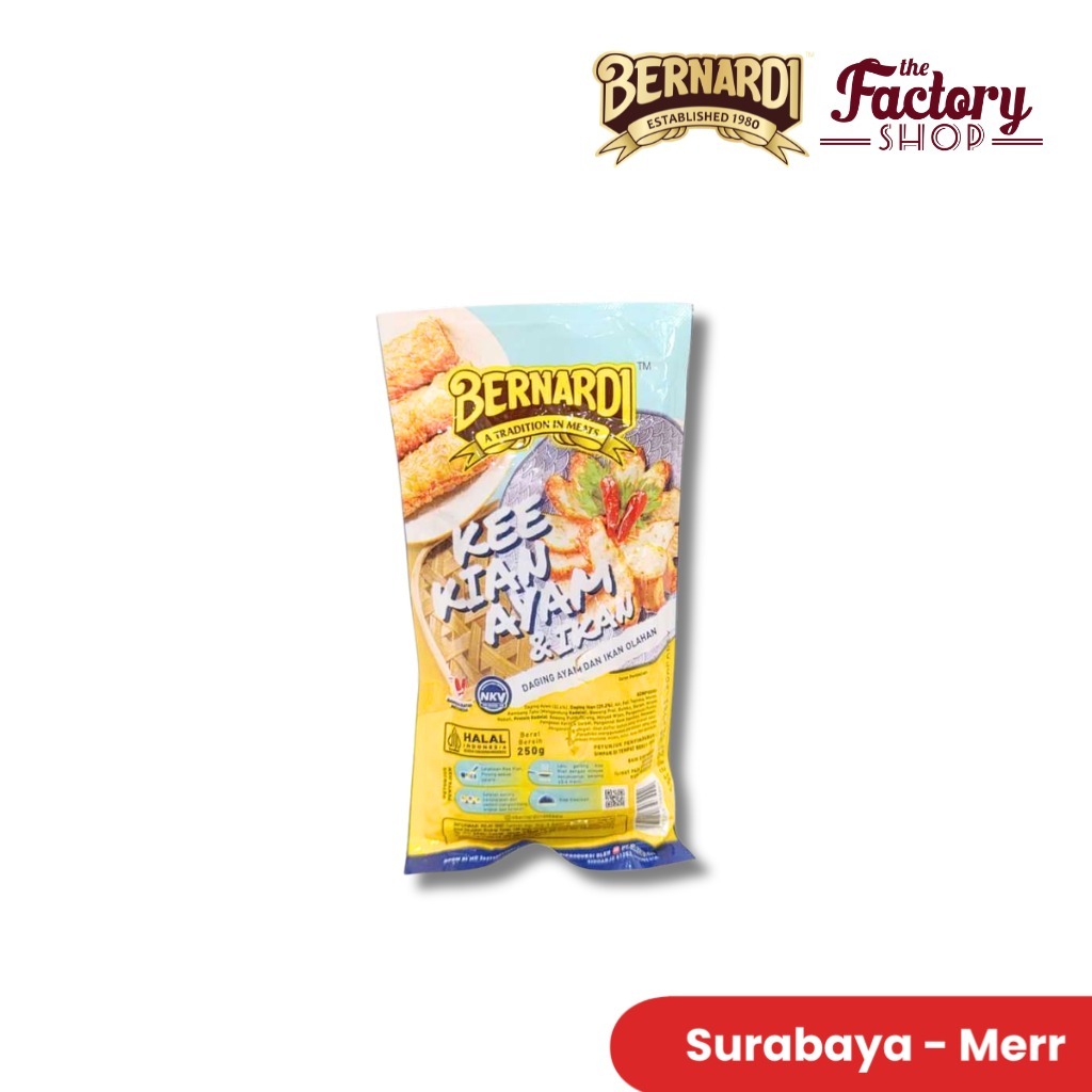 BERNARDI KEE KIAN IKAN DAN AYAM 250GR (SURABAYA)