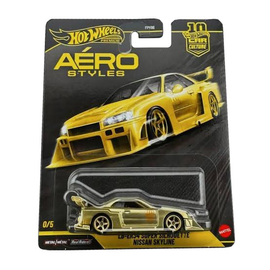 HOT WHEELS HOTWHEELS CHASE PREMIUM CAR CULTURE AERO STYLES style LB - ER34 SUPER SILHOUETTE NISSAN S