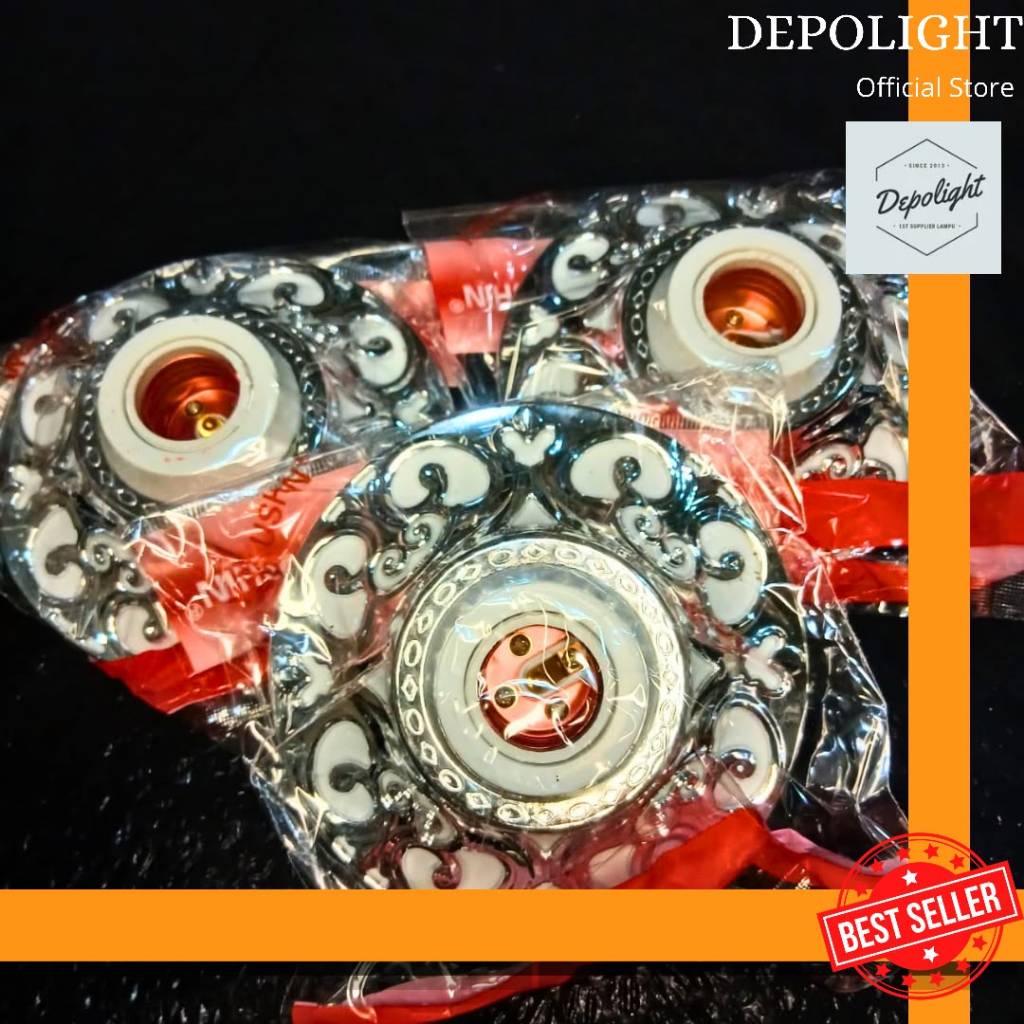 FITTING LAMPU PLAFON / FITTING LAMPU HIAS / FITING BATIK HIAS E27 JUMBO