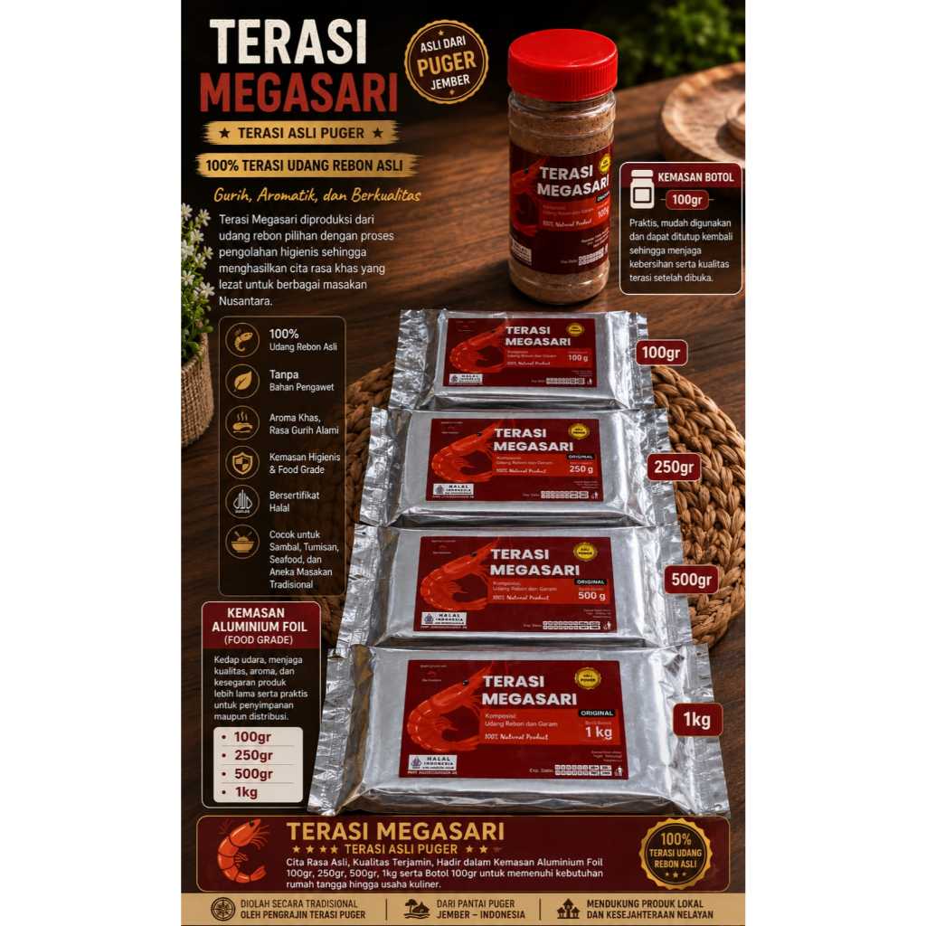 Terasi Megasari 250 Gram