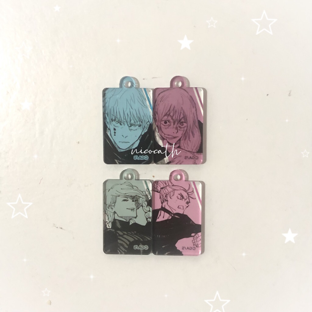 Keychain Acrylic Jujutsu Kaisen Official Merchandise | Gojo, Geto, Nobara, Yuuji