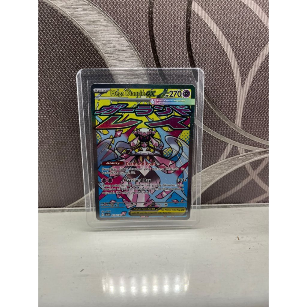 Kartu Pokemon Mega Diancie EX MA 227/193