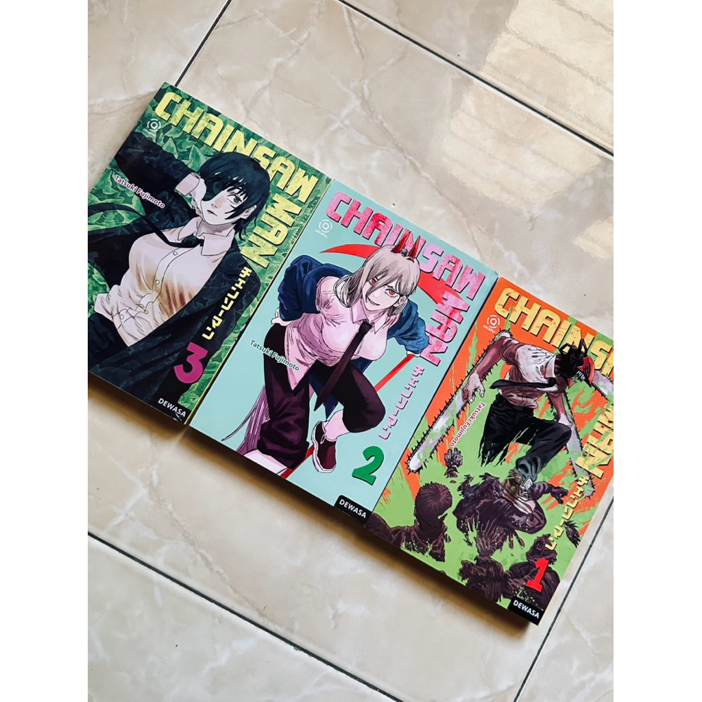 Chainsaw Man Vol. 1-3 Bahasa Indonesia Elex Media Komputindo Bekas Like New Original