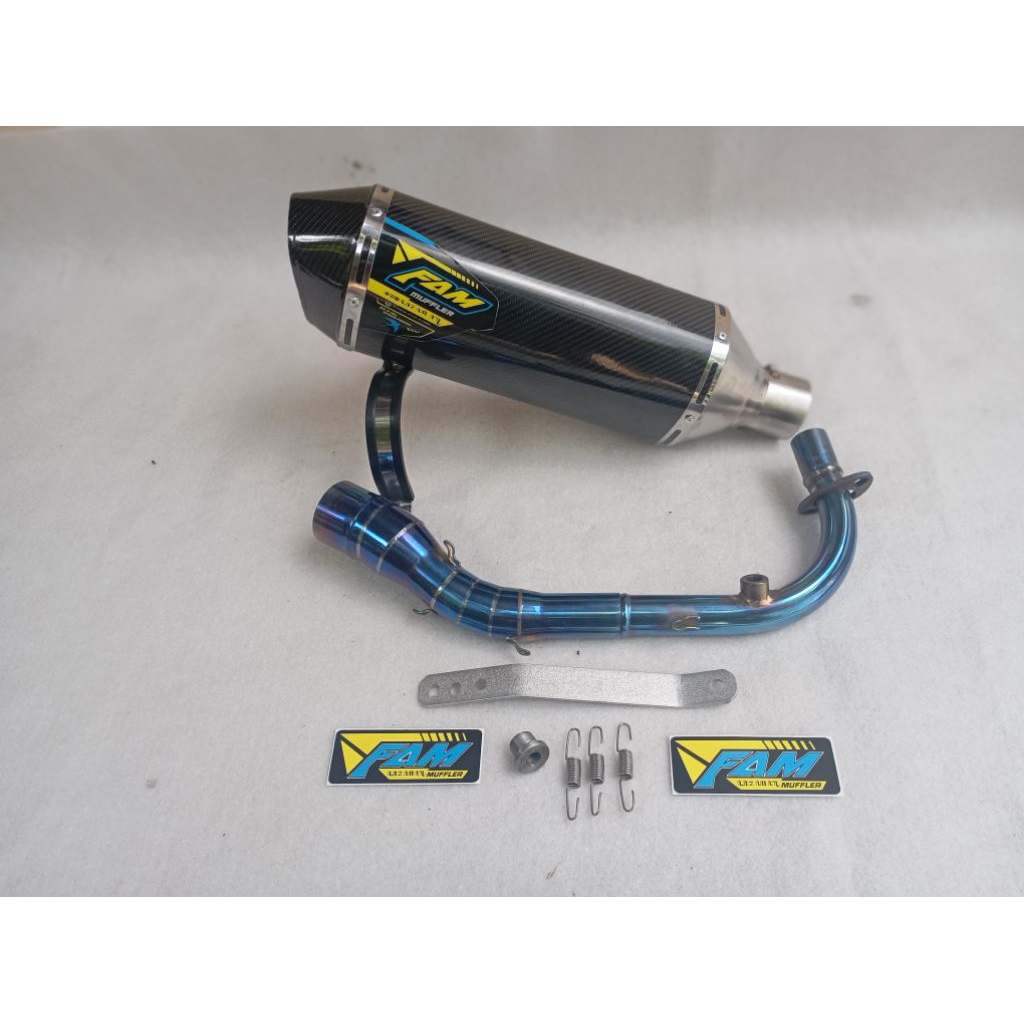 Knalpot Fam Vespa Sprint Iget Lx 2V 3V Primavera