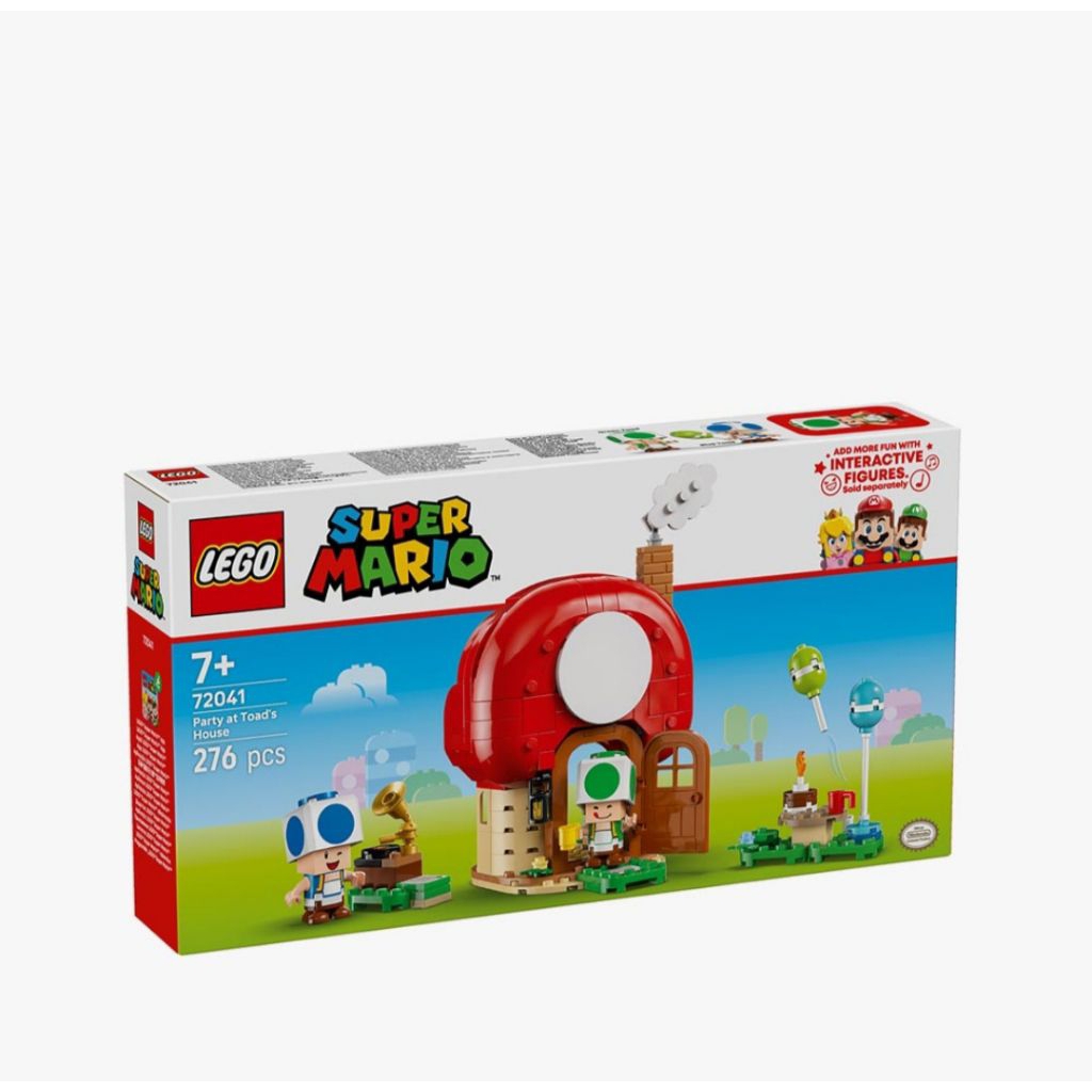 mainan bricks Lego 72041 Mario bros super Mario party at toad's house