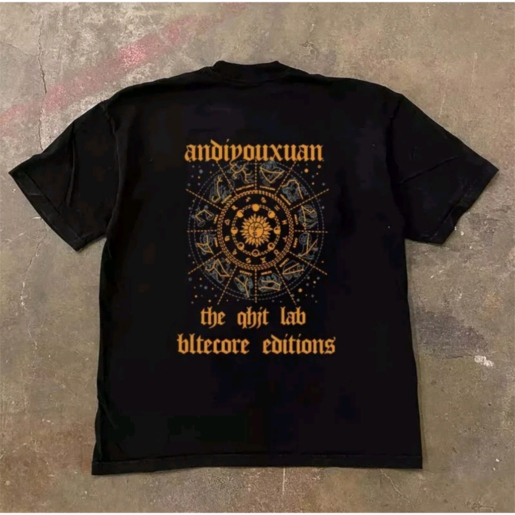 Kaos oblong dan Kaos Polo kekinian masa kini, Kemeja desain astrologi kuno gaya bohemian spiritual s
