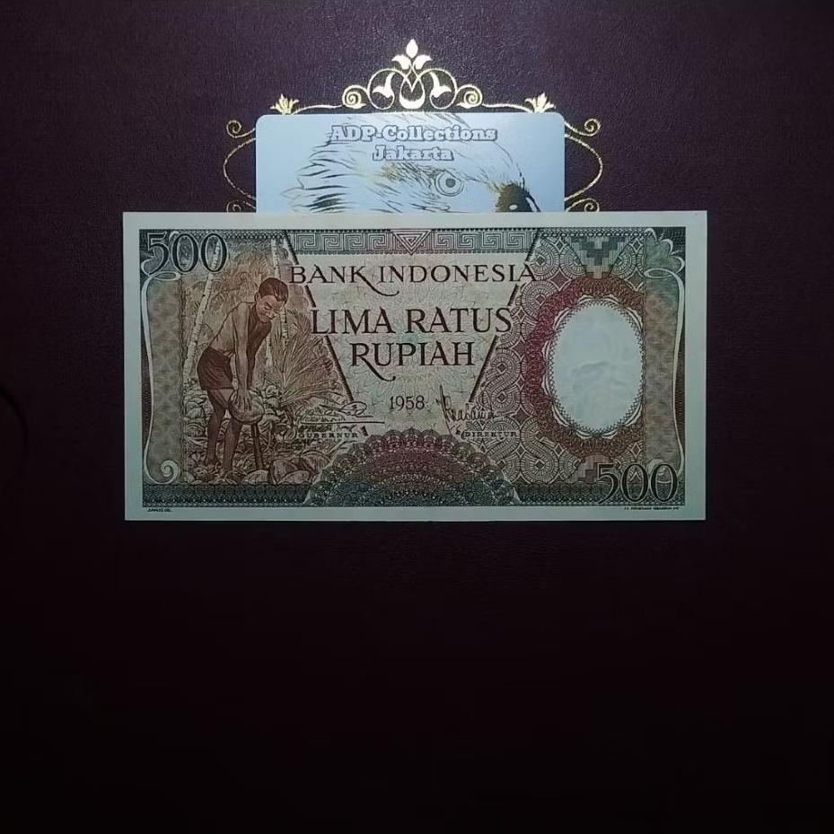 Uang Kuno 500 Pekerja 1958