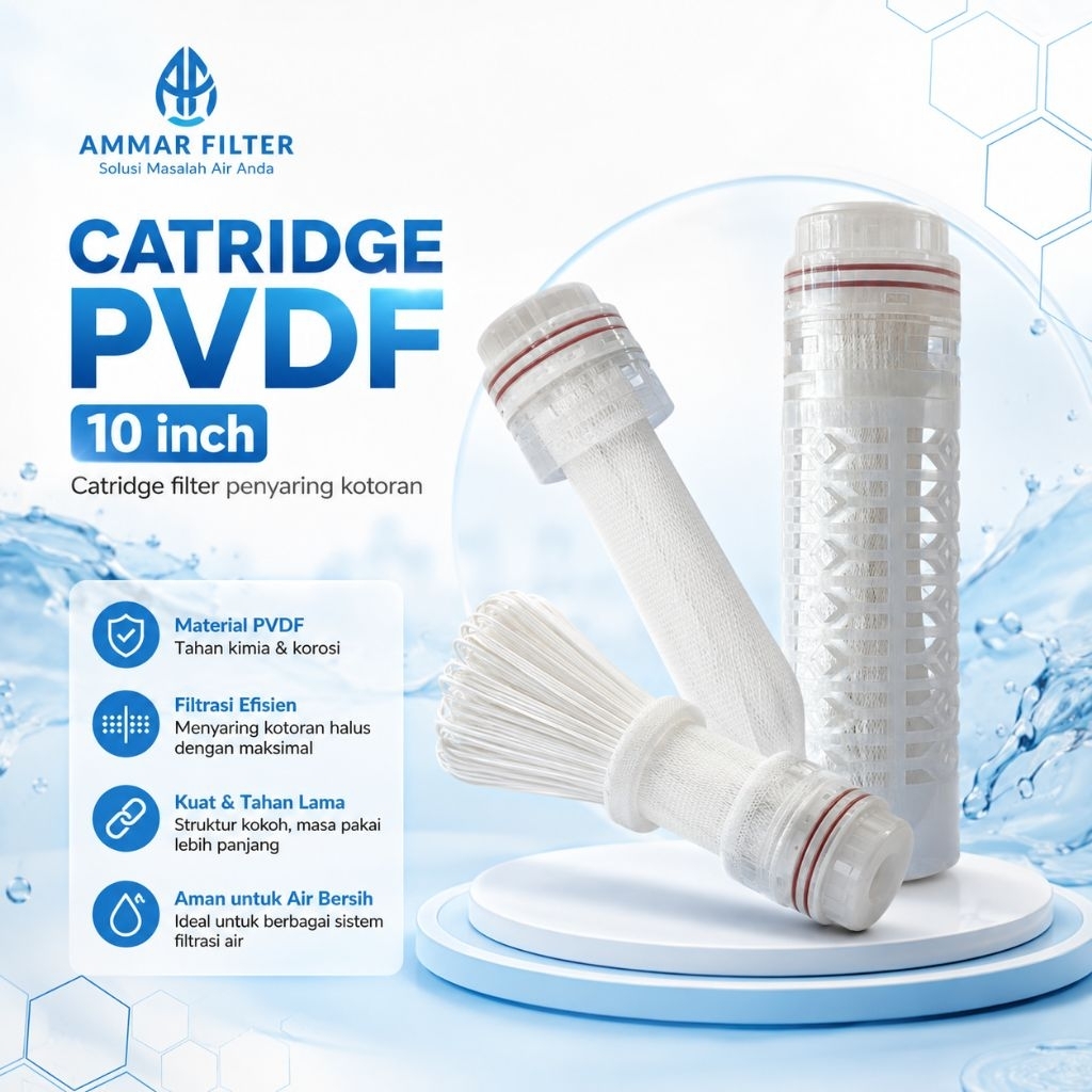 Catridge Filter PVDF / Membran PVDF - 10 Inch