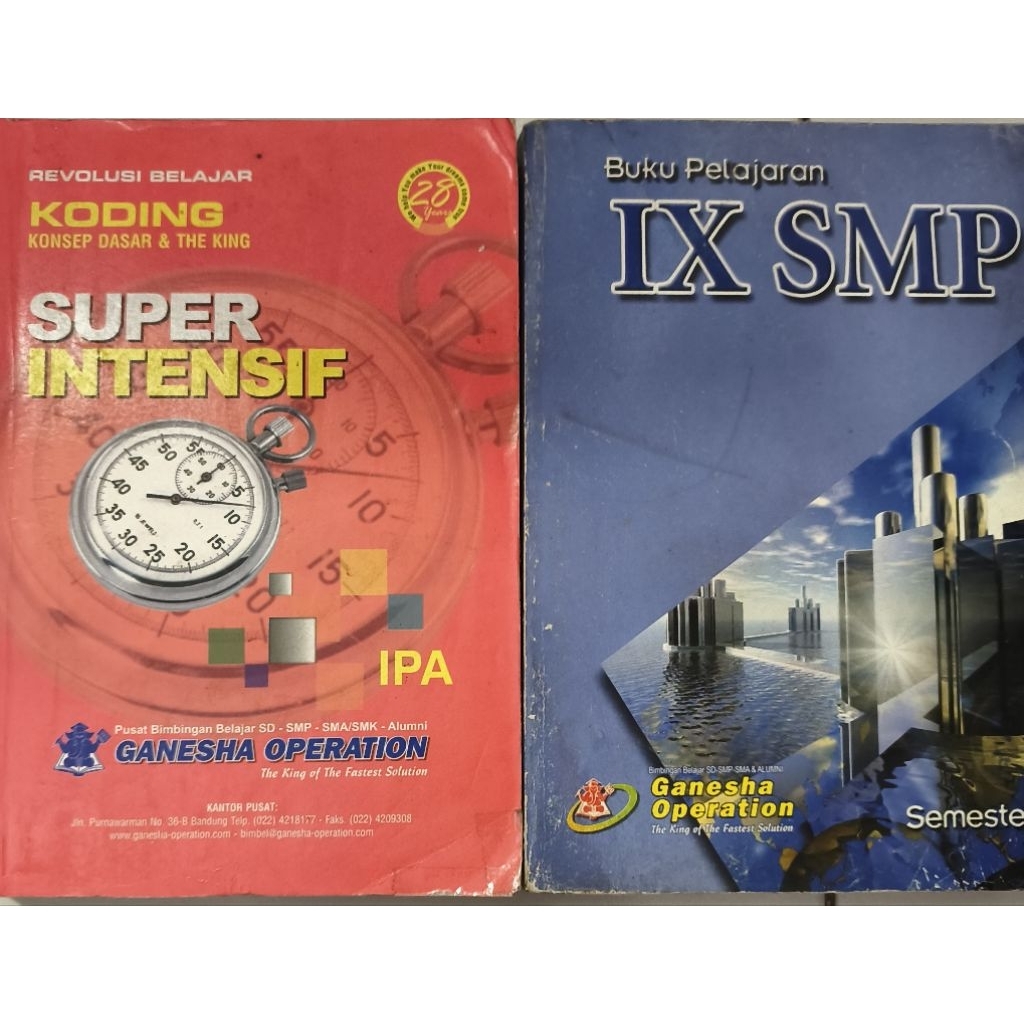 BUKU REVOLUSI BELAJAR KODING GANESHA OPERATION BEKAS ORIGINAL