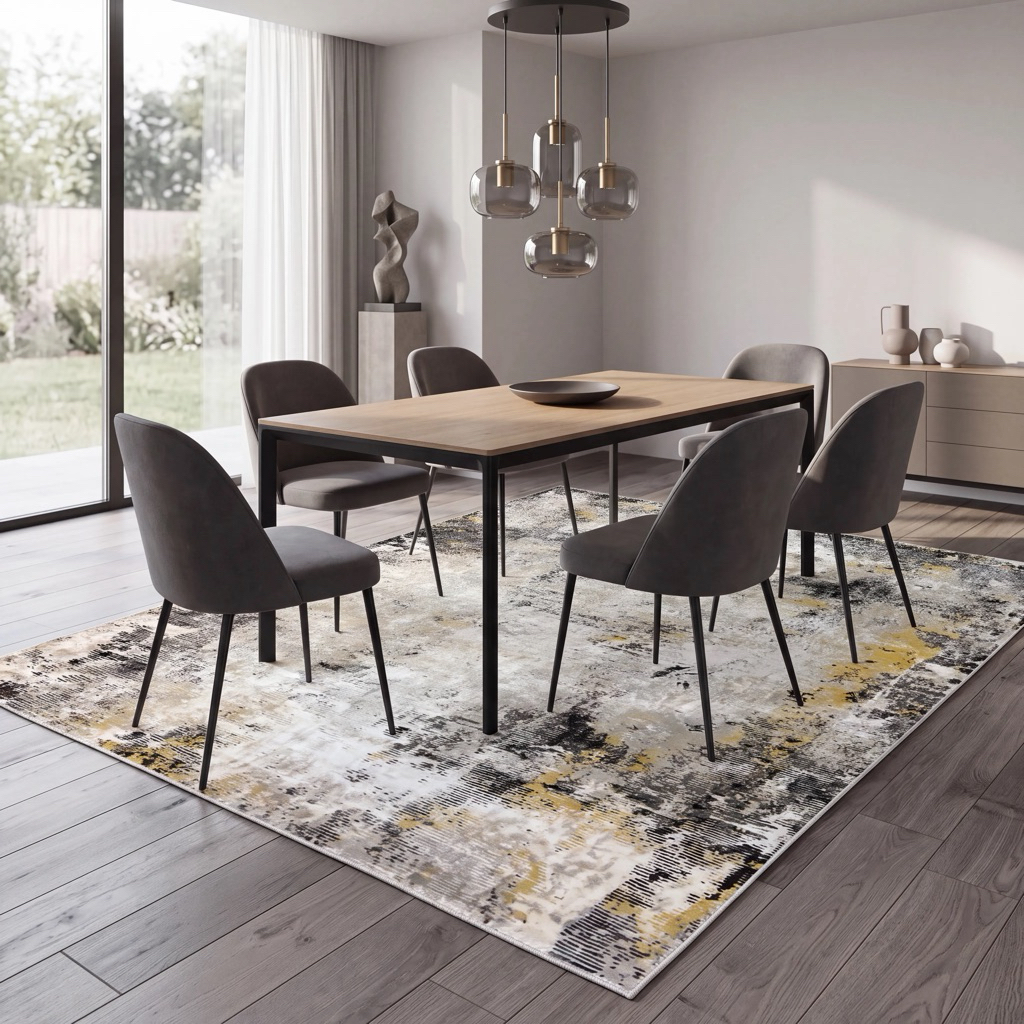 Karpet Minimalis Quadro Import Turki - 8786A