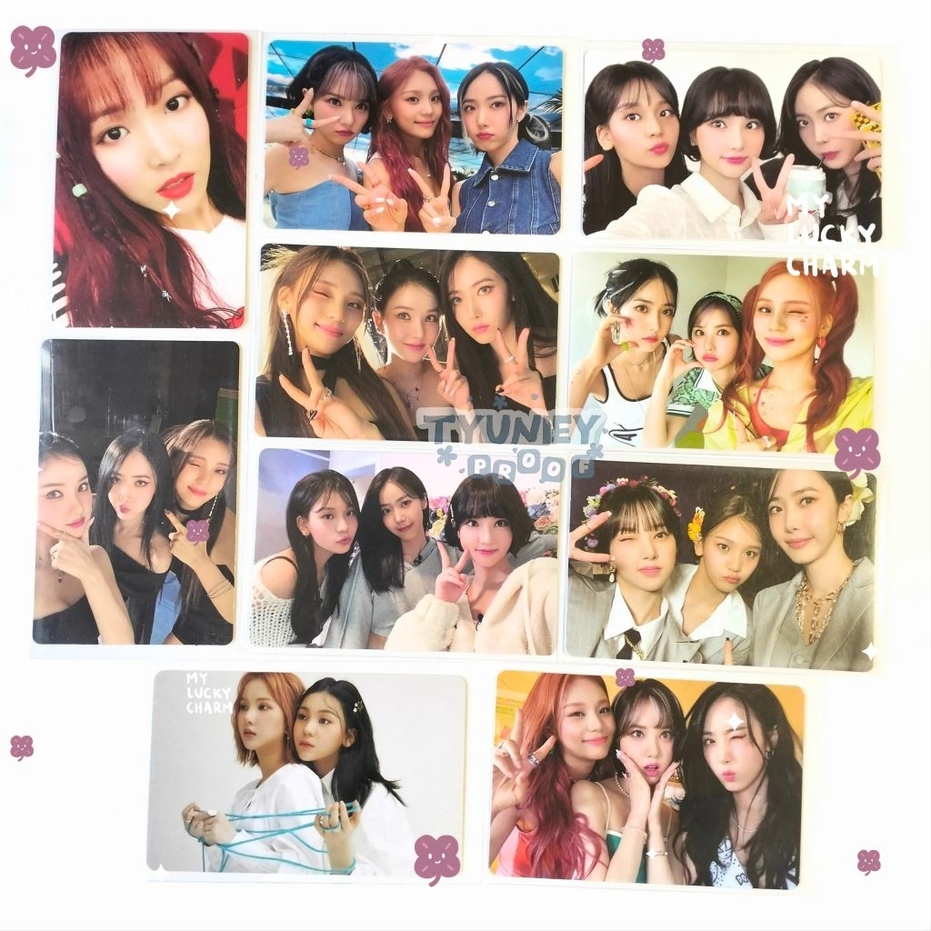 PHOTOCARD PC OFFICIAL GFRIEND VIVIZ YUJU EUNHA SINB UMJI