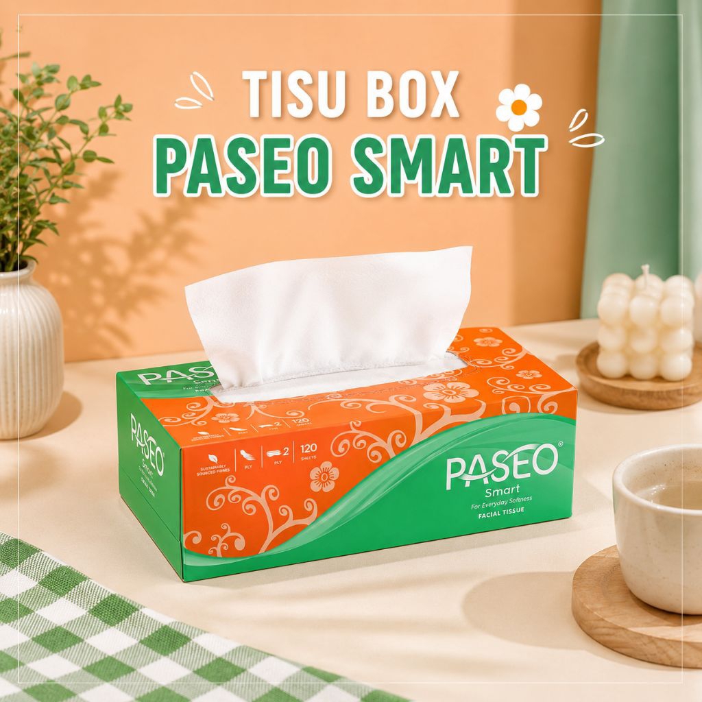 Tissue Paseo Smart Box 120 Sheet 2ply