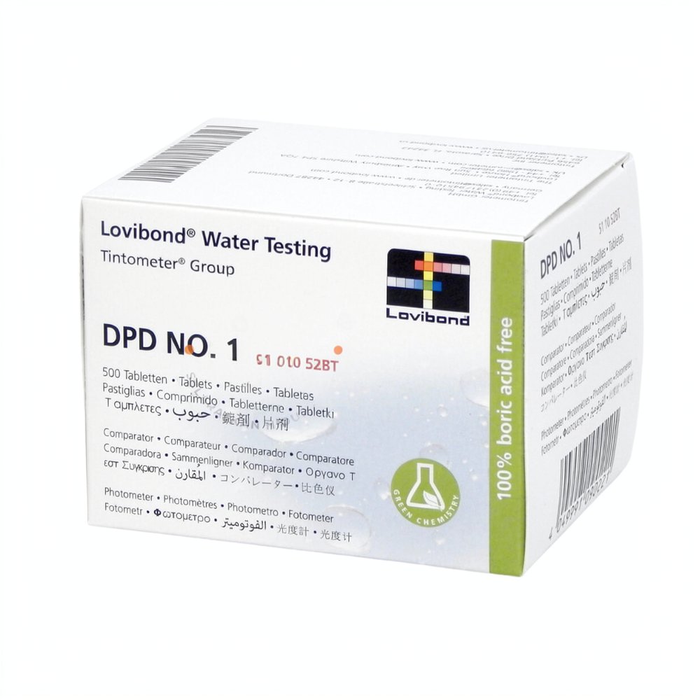 Refill Pool Test Alat Tes Air Laboratorium Free Chlorine Lovibond DPD No.1 511052BT