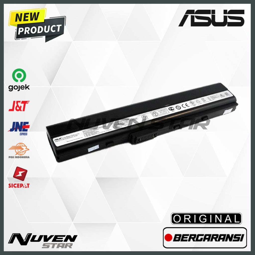Original Baterai Laptop ASUS B53 B53F B53J B53JC B53S P42 P42F P42J P52 P52F P52J P62 P82 N82 N82J N