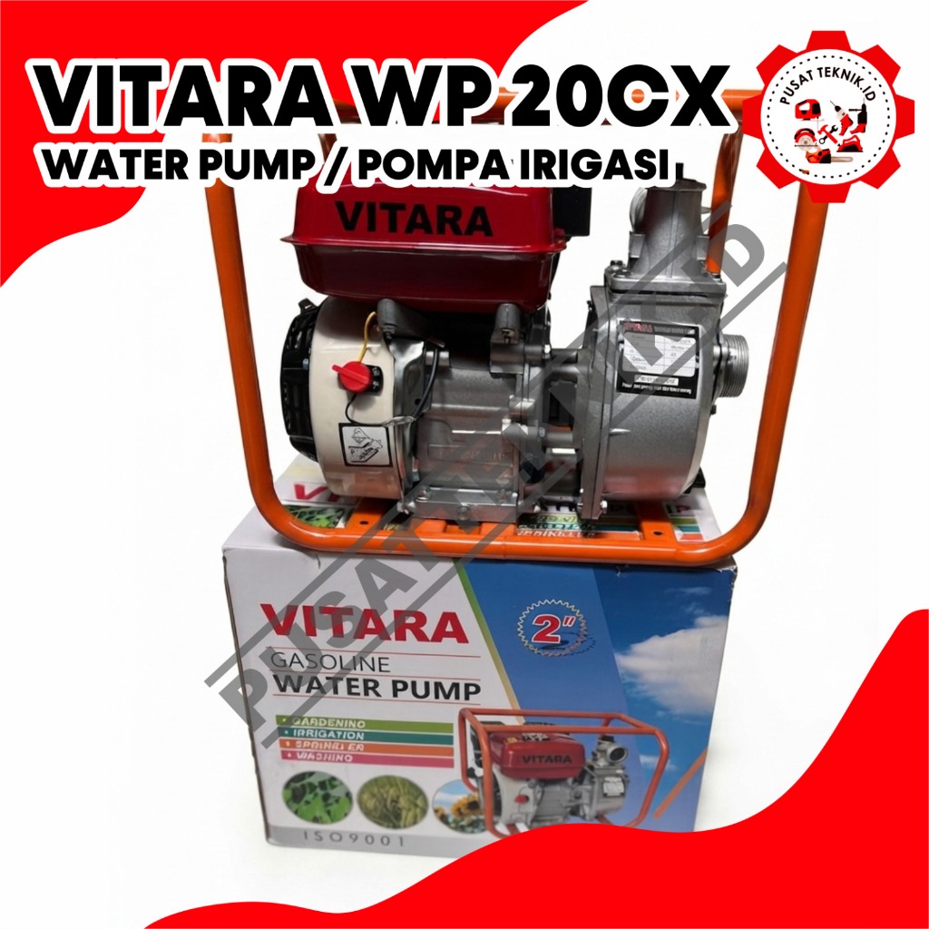 Waterpump VITARA WP20CX 2 inch Pompa Air Irigasi sawah WP 20CX Mesin Water Pump Alkon WP 30CX 3in