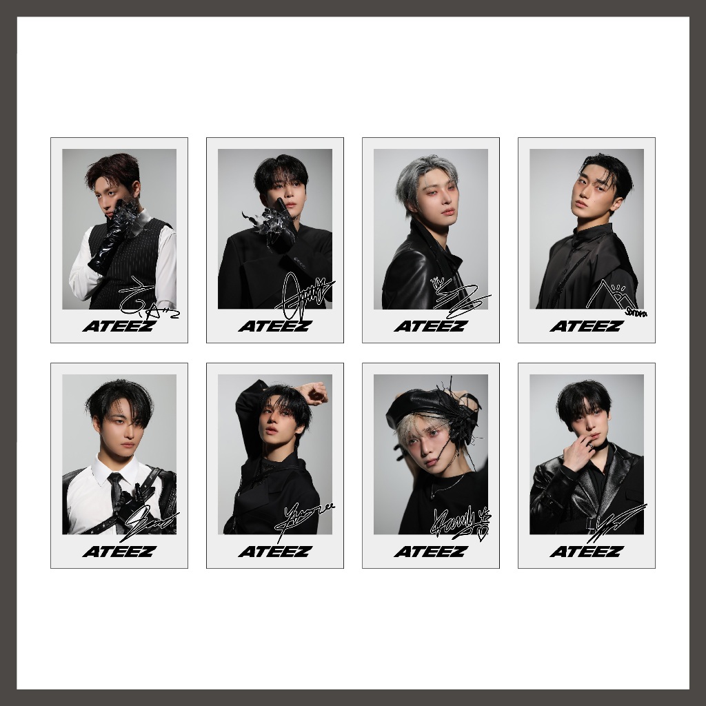 SET POLAROID ATEEZ STATIONHEAD