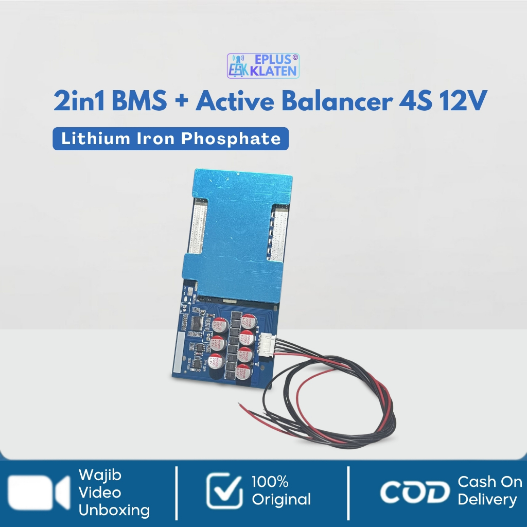Selalu_Juara 2In1 Bms 4S 12V 150A 300A 12 Volt Active Balancer 5.5A 6A Lithium Battery System