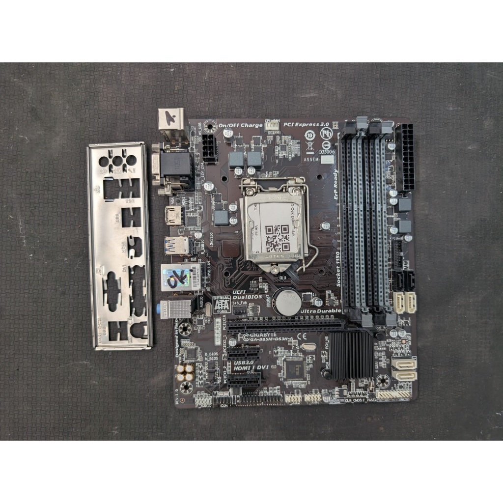 Mobo GIGABYTE GA-B85M-DS3H-A Socket 1150, Motherboard GIGABYTE Lga 1150, Normal