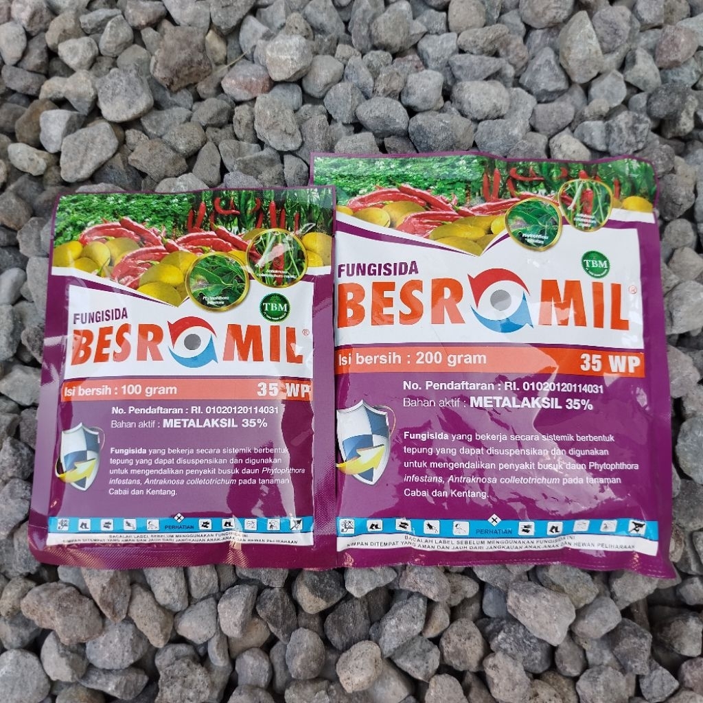 BESROMIL 35 WP Fungisida Sistemik Metalaksil 35%