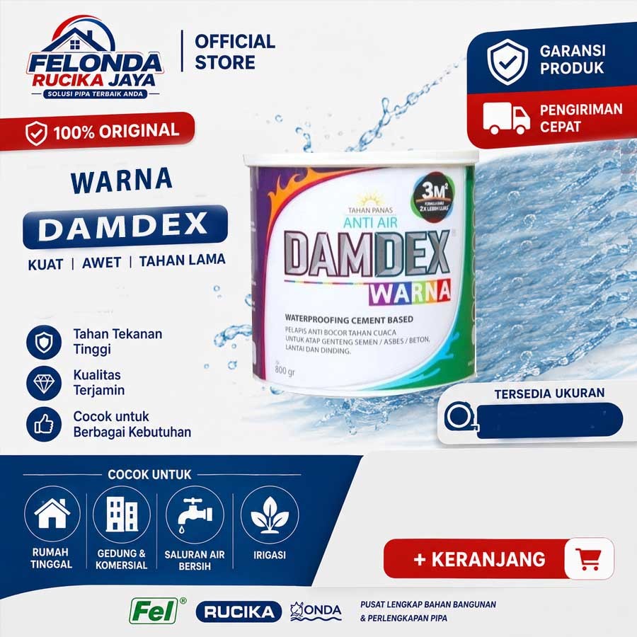 Damdex Warna Pelapis Anti Bocor