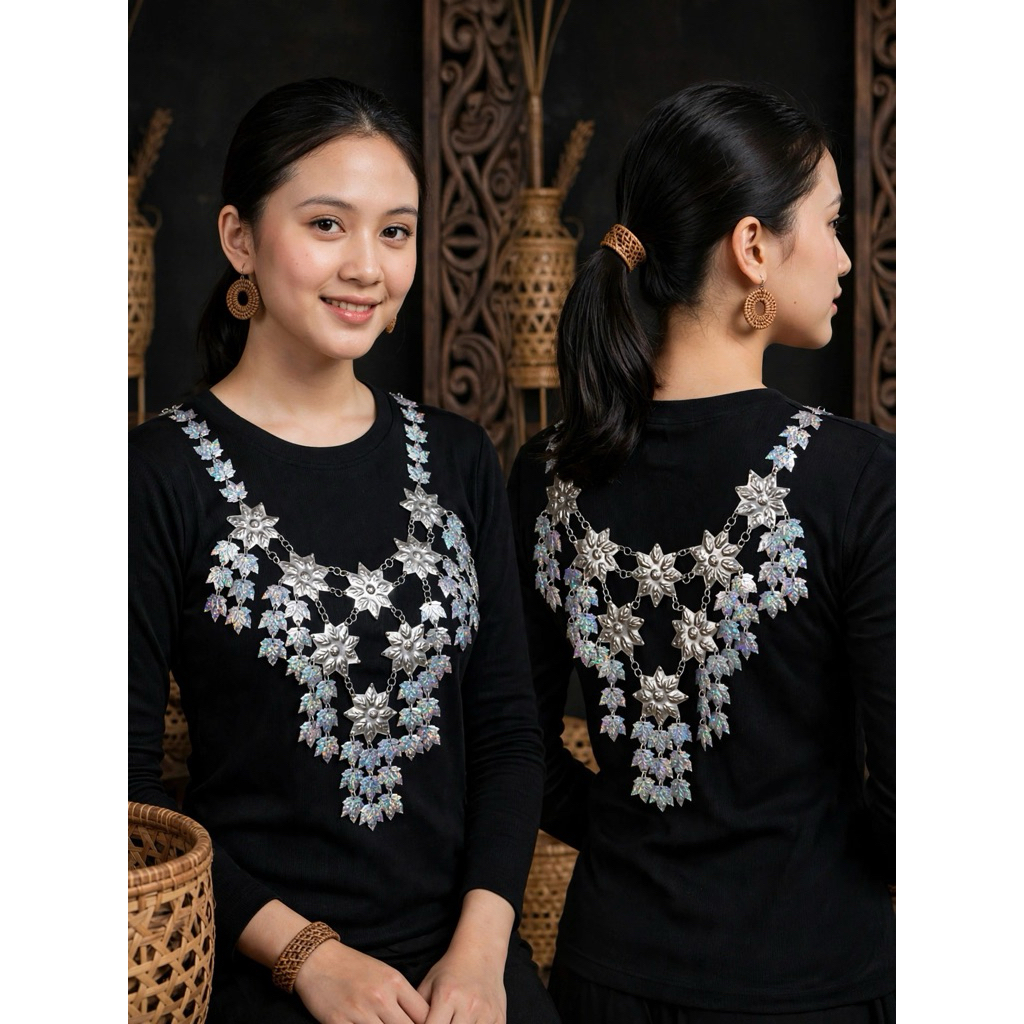 Kalung Bunga Dayak Iban