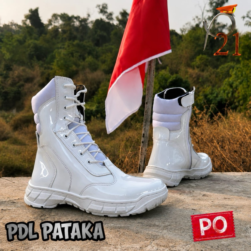 Sepatu P21- Sepatu Pdl Pataka Putih/ Sepatu Pdl Pataka