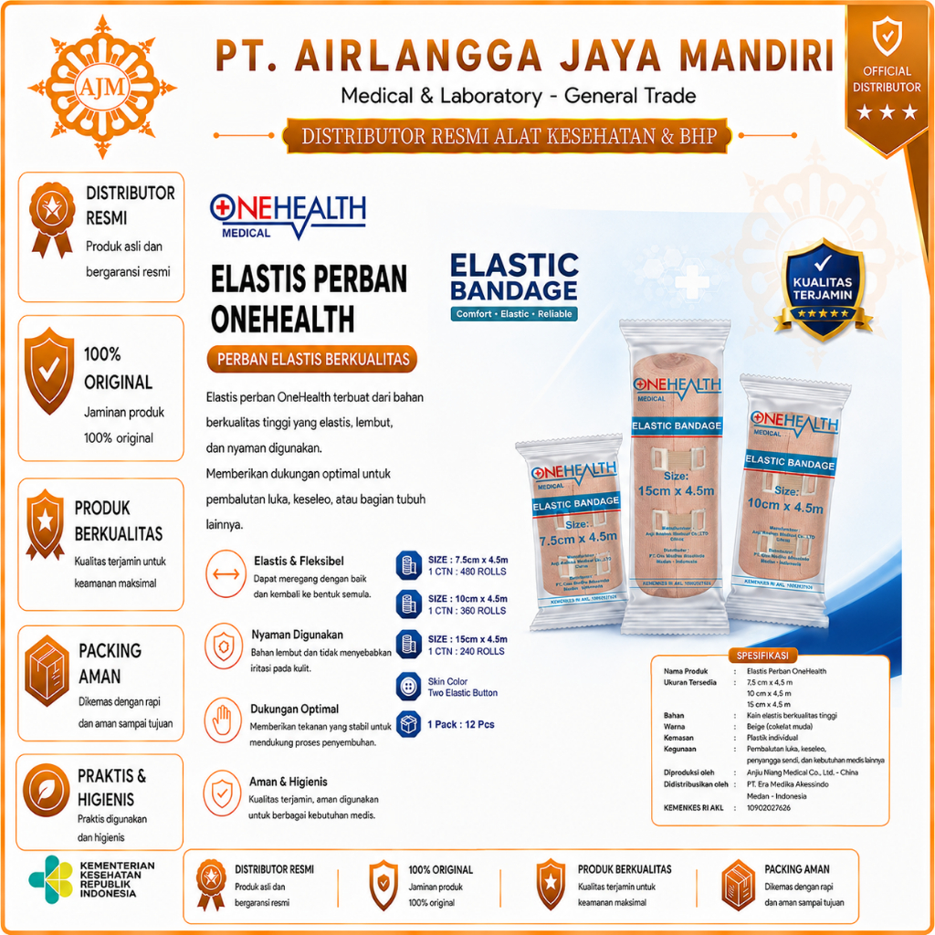 Perban Elastis Bandage ONEHEALTH