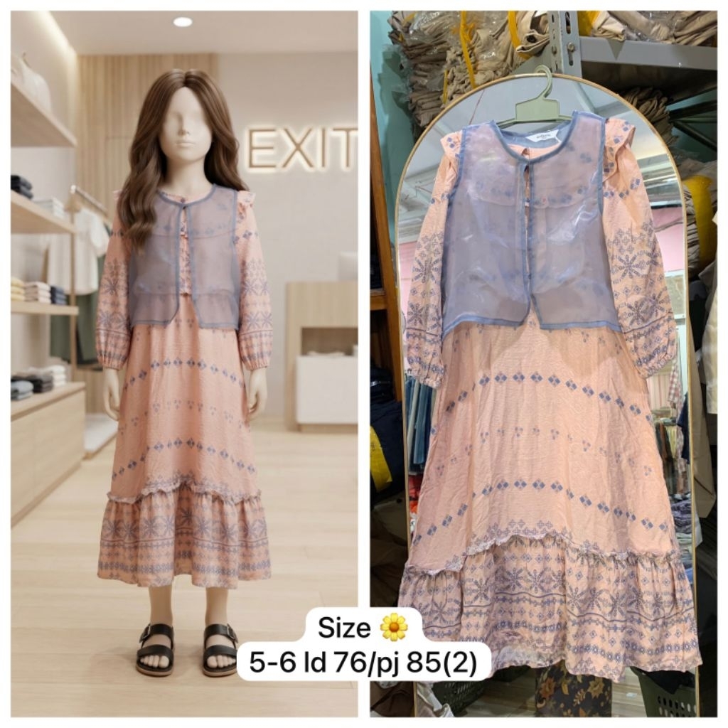ALL DRESS OVERALL DAN GAMIS ANAK EXIT EXPAND KIDS