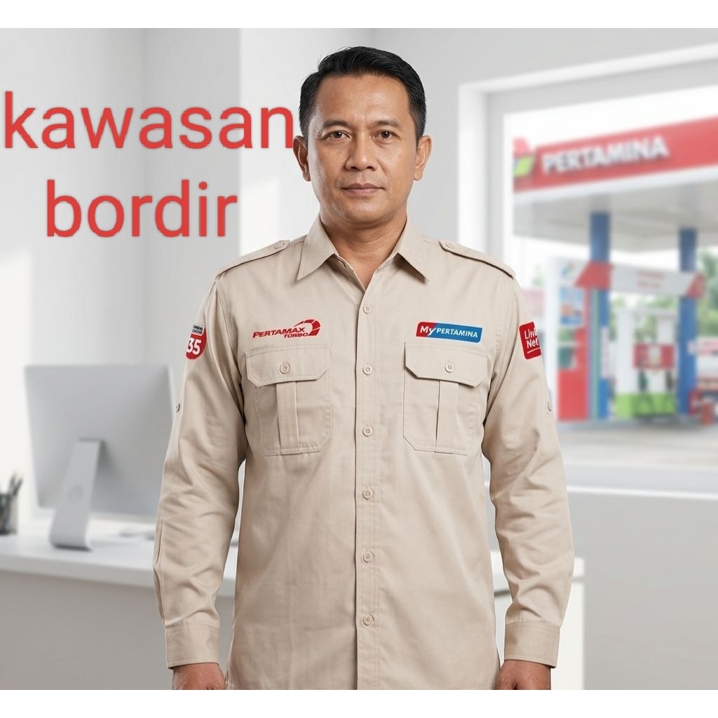 custom kemeja Pertamax turbo baju Pertamax turbo seragam Pertamax turbo pdh Pertamax turbo kemeja Pe