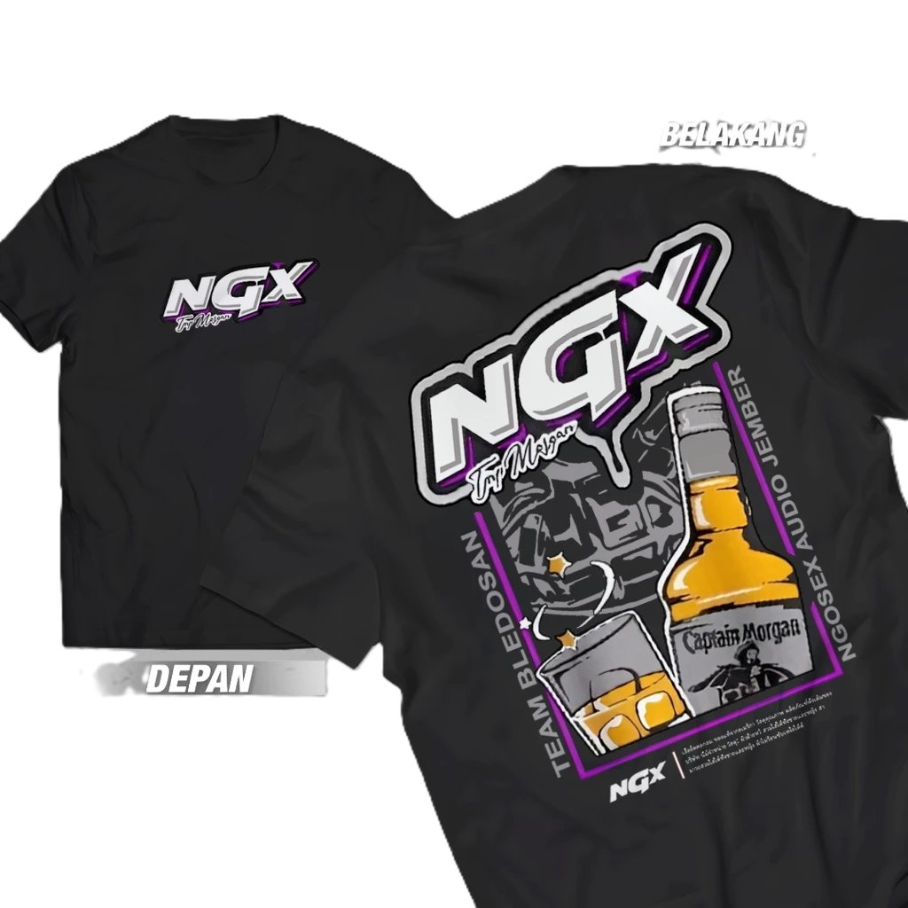 KAOS NGX MORGAN AUDIO JEMBER/ kaos Distrothe NGX MORGAN AUDIO JEMBER/ kaos Pria dan Wanita
