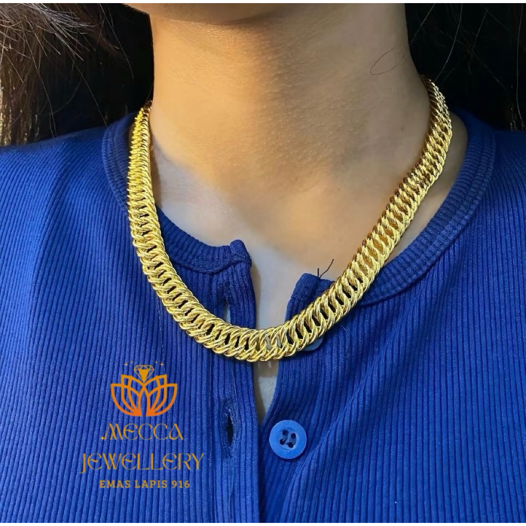 Kalung Coco lipan lebar 1 cm