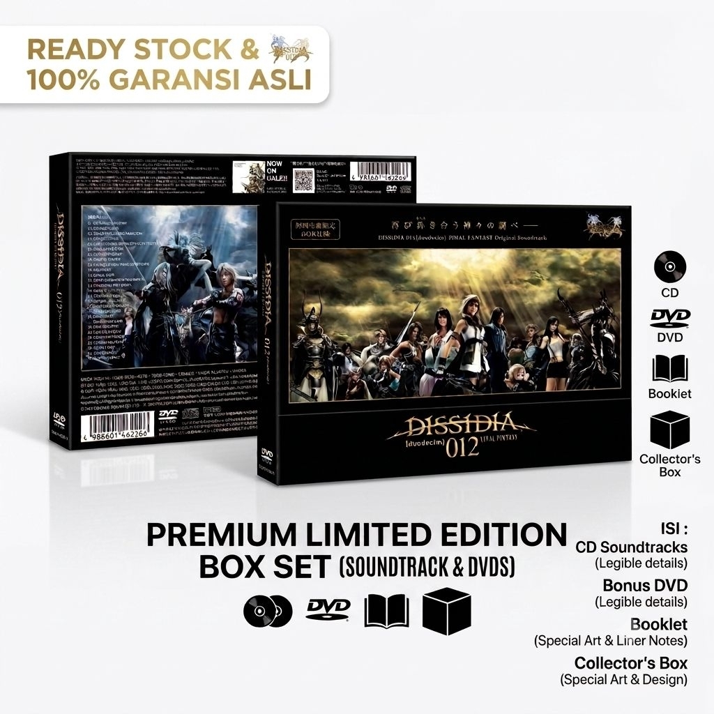 Final Fantasy Dissidia 012 Duodecim Original Soundtrack Collector Edition