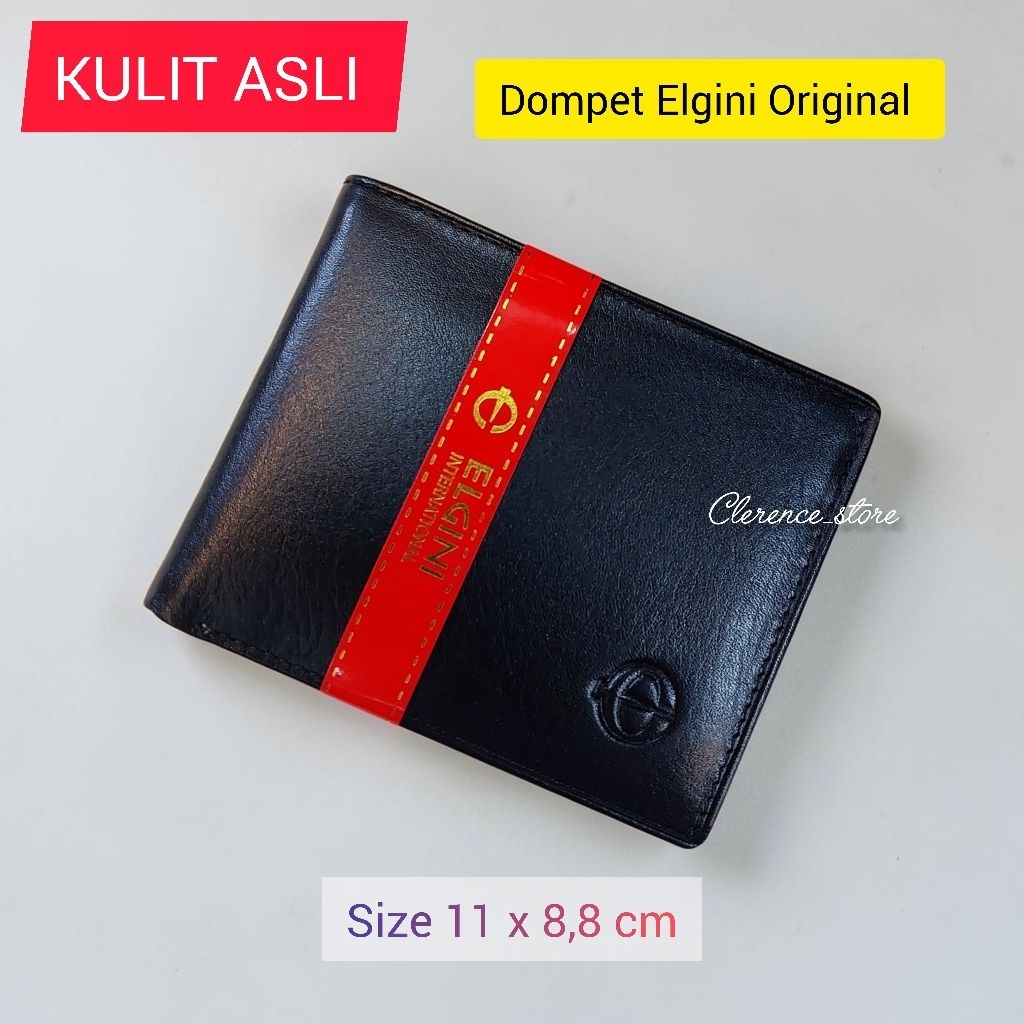 PROMO Dompet Pria Kulit Asli Original Elgini-Dompet Cowok Premium Elegan 3512