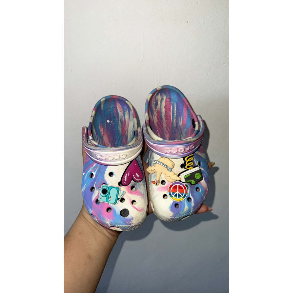 Preloved Original CROCS Kids - Unicorn