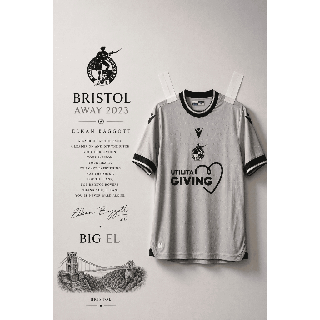 Bristol Rovers Away 2023/2024 BNWT Player Issue