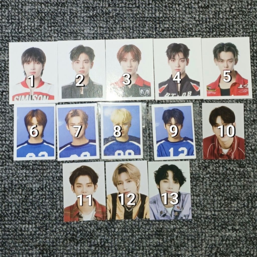 [CLEARANCE SALE] ID PHOTO SOOBIN YEONJUN BEOMGYU TAEHYUN HUENINGKAI TXT MURAH