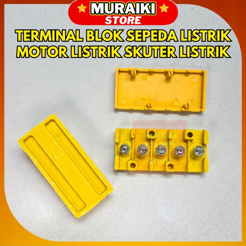 Termurah Terminal Blok 5 Kabel Sepeda Listrik