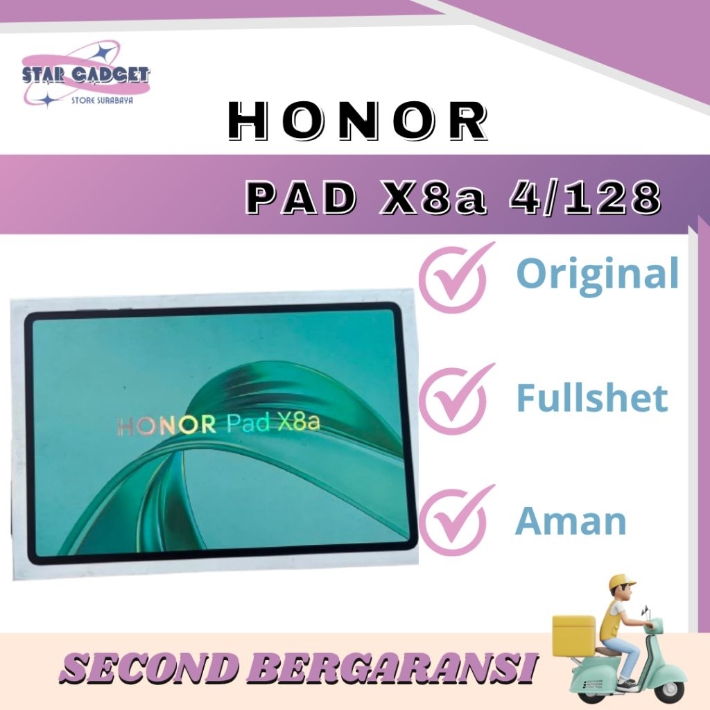 TAB HONOR PAD X8a 4/128 Bekas