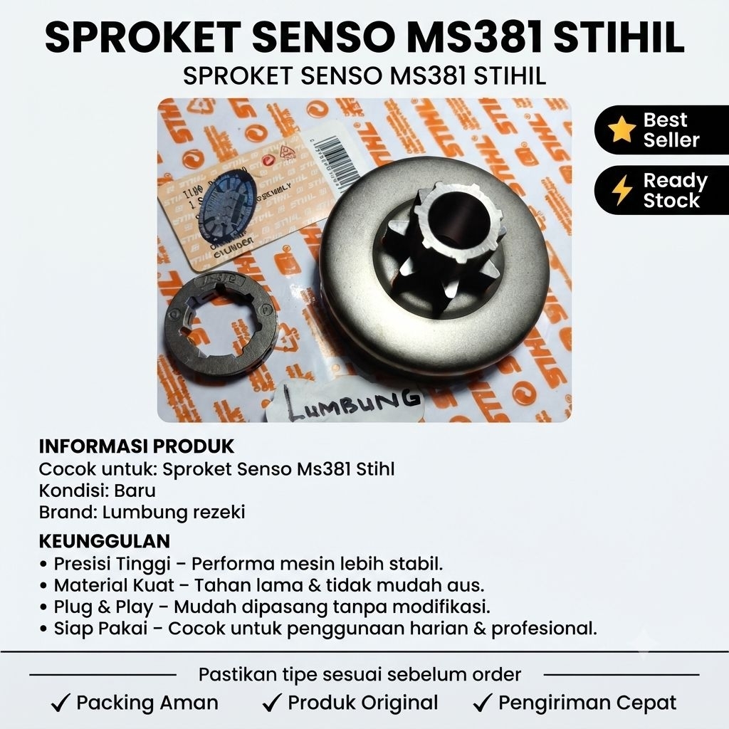 sproket Senso ms 381 sthil