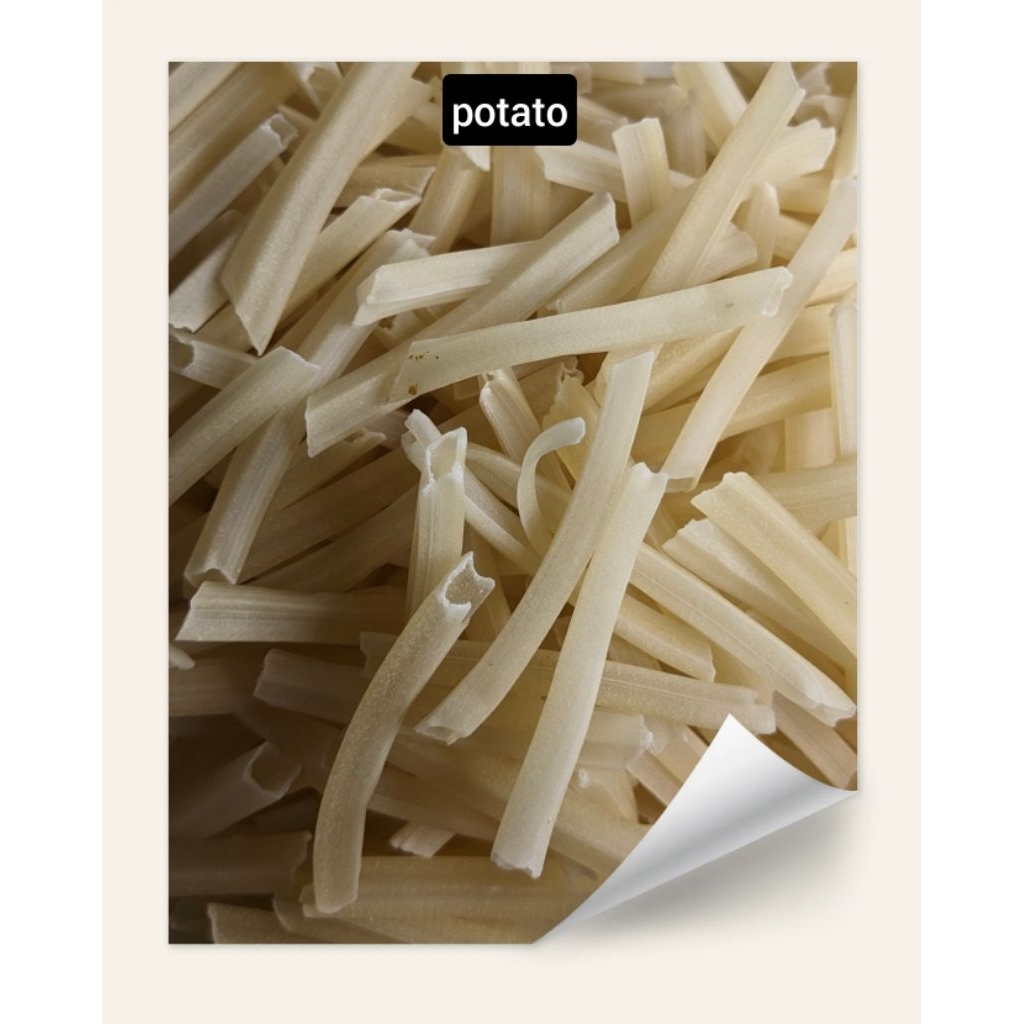 kerupuk mentah potato